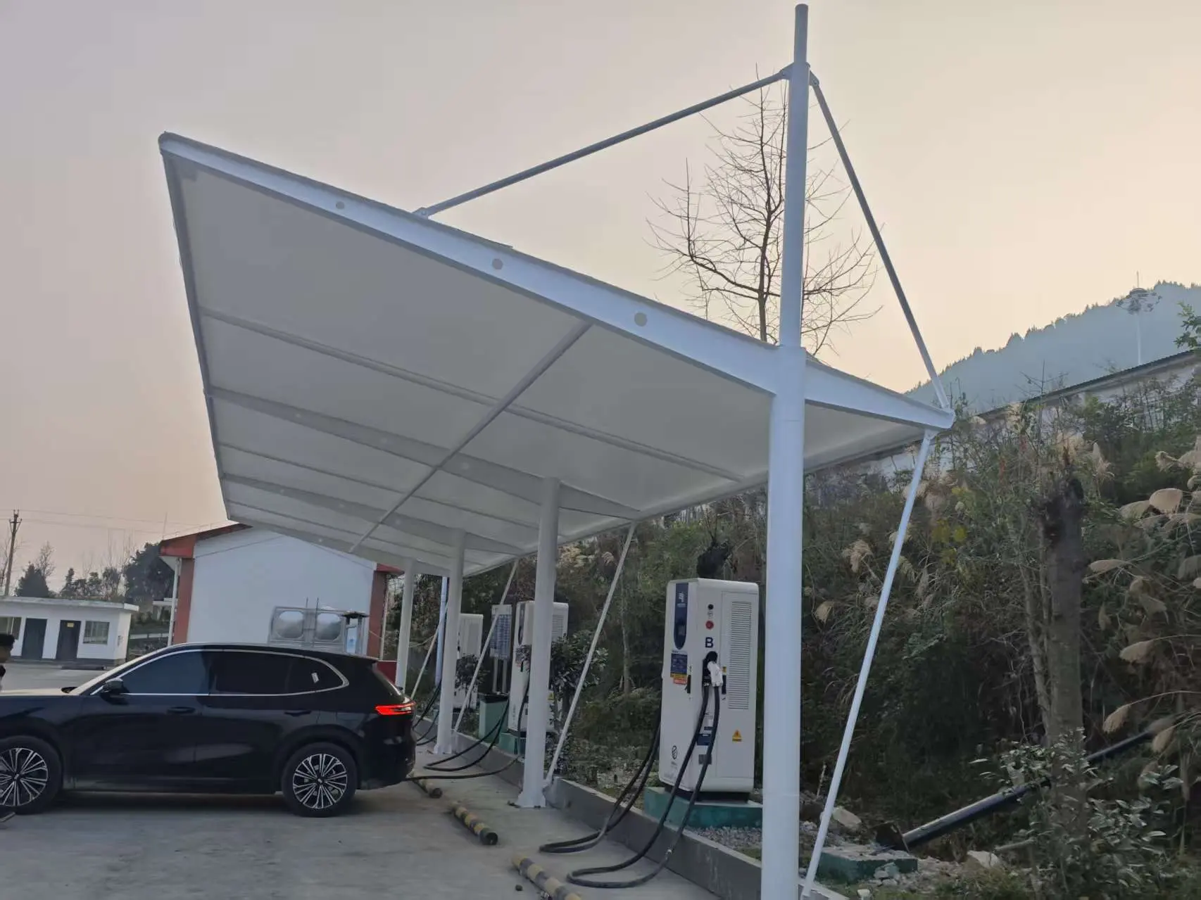 贵州湄潭膜结构停车棚怎么选不踩坑？本地源头工厂详解选材与报价